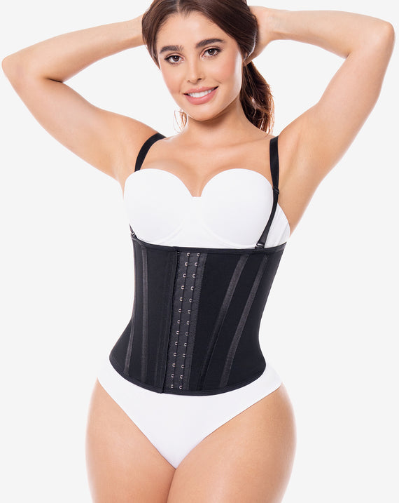 Faja Colombiana Cinturilla en Látex Perla