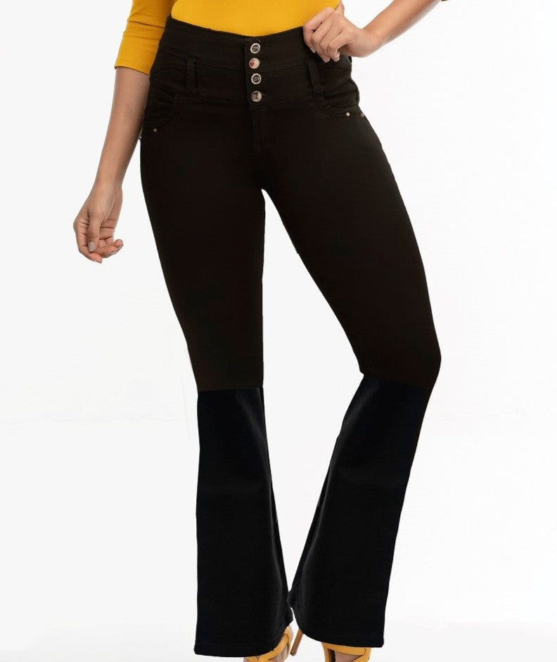 Jeans Colombiano Push Up Tiro Alto Levanta Cola 1094N