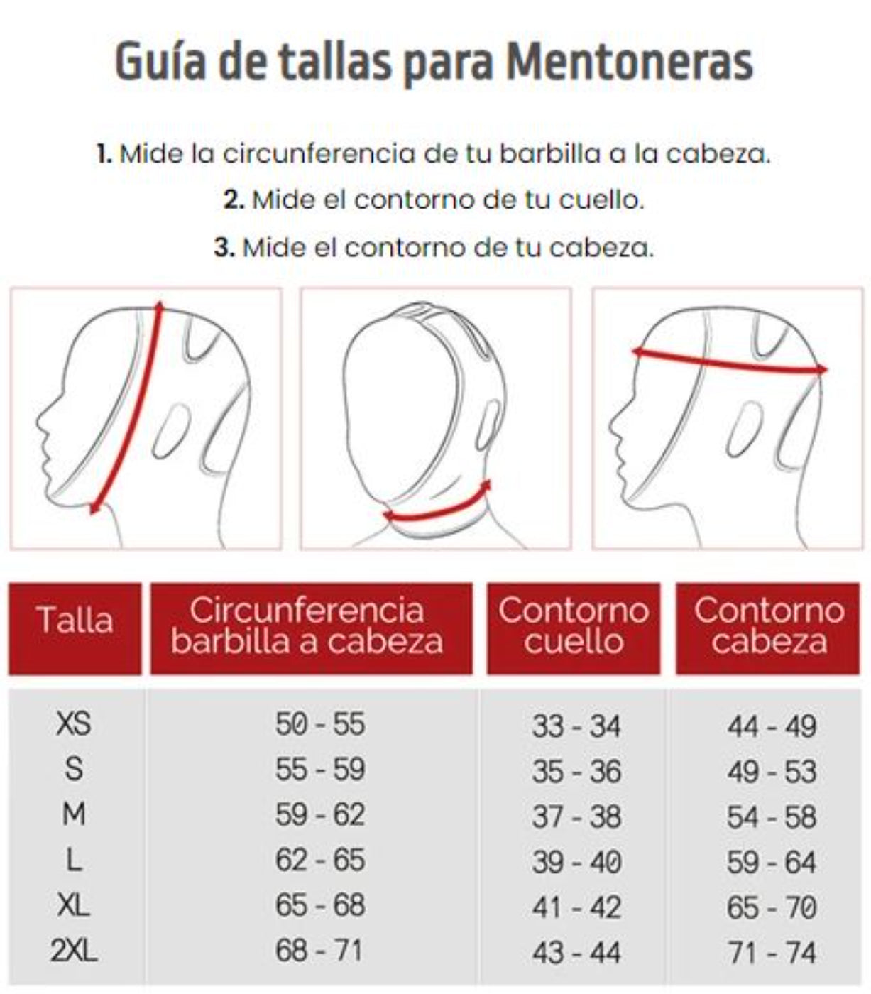 Mentonera postquirúrgica con máxima compresión, ideal para bichectomía, lipopapada o lifting facial, fabricada en Powernet con recubrimiento de algodón