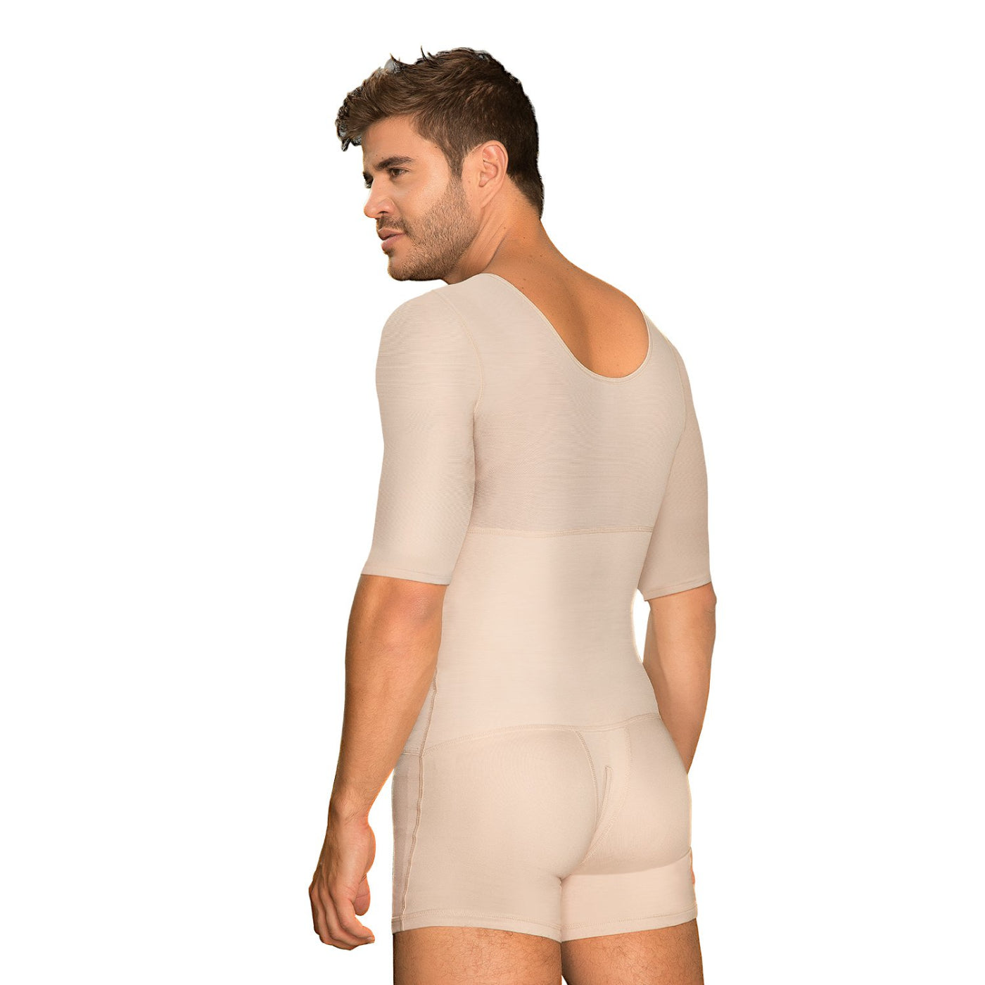 Camiseta de compresión para hombre con diseño de ginecomastia para hombre,  para ombligo, corrector de postura