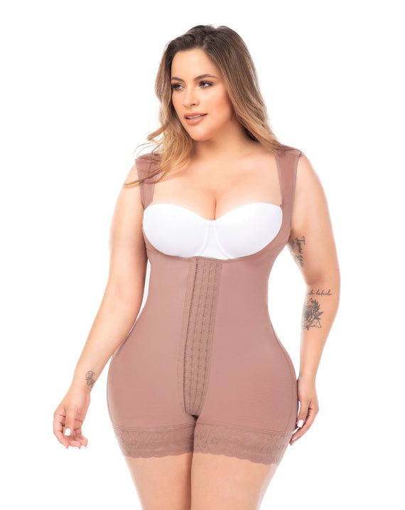 Faja Colombiana Postquirúrgica y Postparto Reloj de Arena Alta Compresión LC021