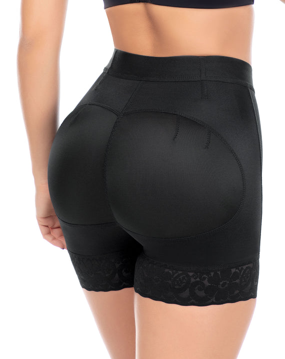 Calzón Faja Colombiano Levanta Cola Tipo Short Mediana Compresión FU100