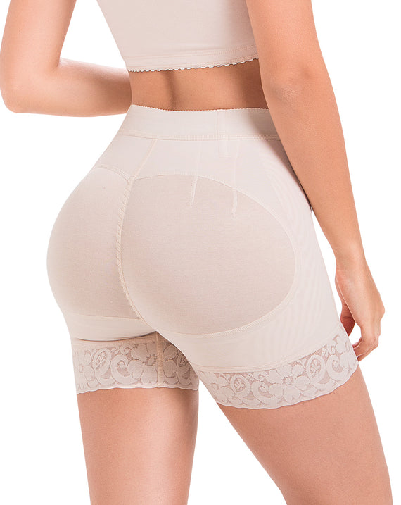 Calzón Faja Colombiano Levanta Cola Tipo Short Alta Compresión FU101